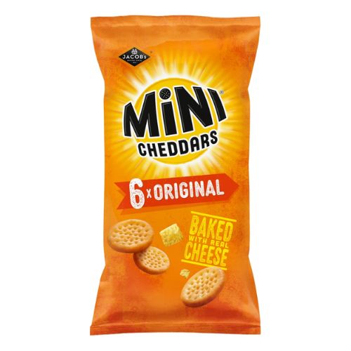 JACOB'S MINI CHEDDARS ORIGINAL 6PK 23G