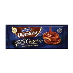 MCVITIE'S DIGESTIVES FULLY COATED 158G