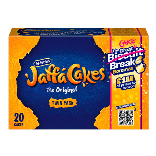 MCVITIE'S JAFFA TWIN 10 CAKES 220G