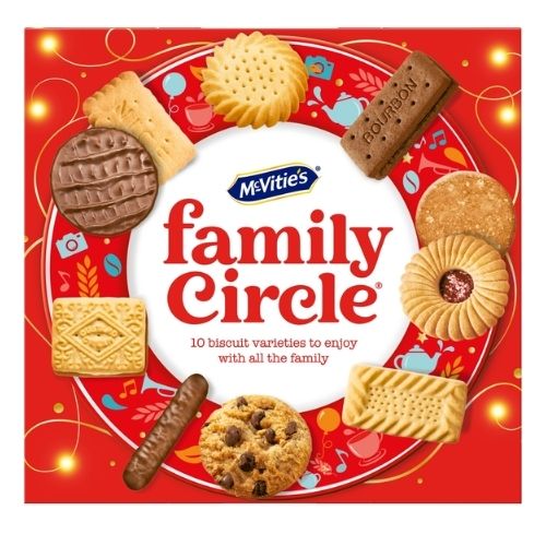 MCVITIE'S FAMILY CIRCLE BISCUIT SELECTION 400G