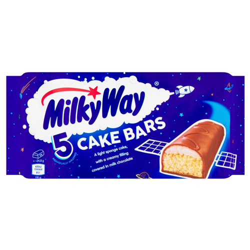 MILKY WAY CAKE BAR 5PK 123.85G