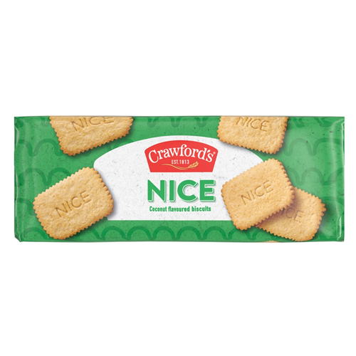 CRAWFORD'S NICE COCONUT FLAVOURED BISCUITS 200G