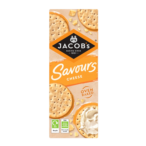 JACOB'S SAVOURS THINS CHEESE 150G