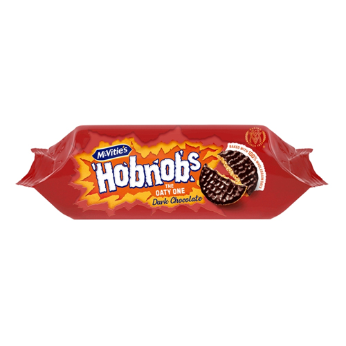 MCVITIE'S HOBNOBS DARK CHOCOLATE BISCUITS 262G