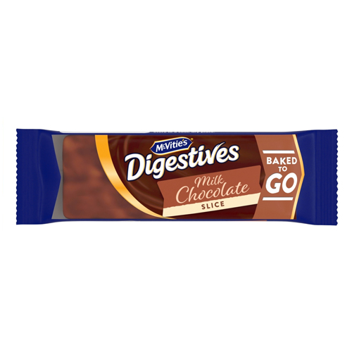 MCVITIE'S DIGESTIVES MILK CHOCOLATE SLICES CAKE 54G