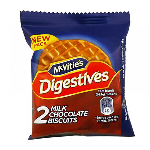 MCVITIE'S DIGEGSTIVES MILK CHOCOLATE SNACK PACK 33.3G