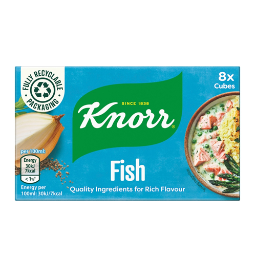 KNORR FISH STOCK CUBES 8S 80G