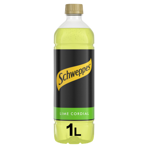 SCHWEPPES LIME CORDIAL PET 1L