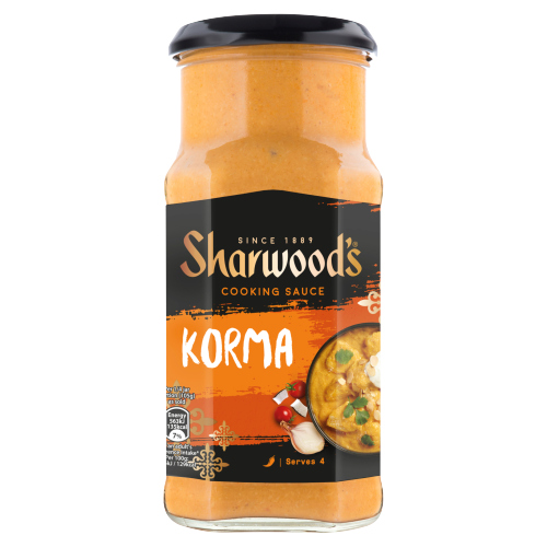 SHARWOOD'S KORMA COOKING SAUCE 420G/NFEU/