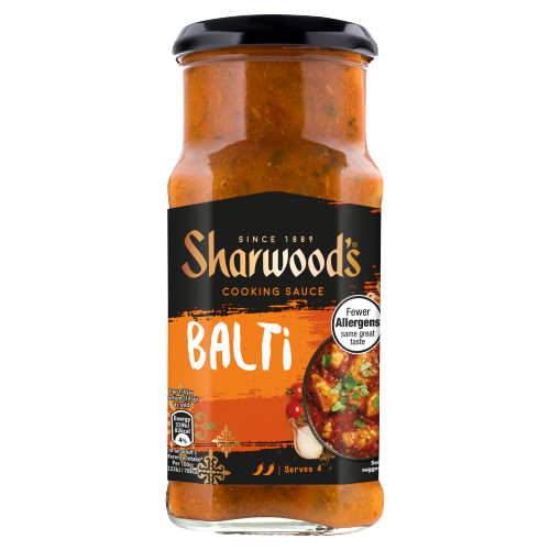 SHARWOOD'S BALTI MEDIUM CURRY SAUCE 420G/NFEU/