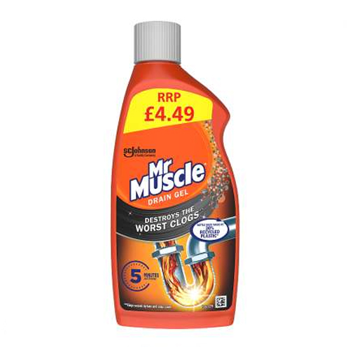 MR MUSCLE DRAIN GEL PMP £4.49 500ML