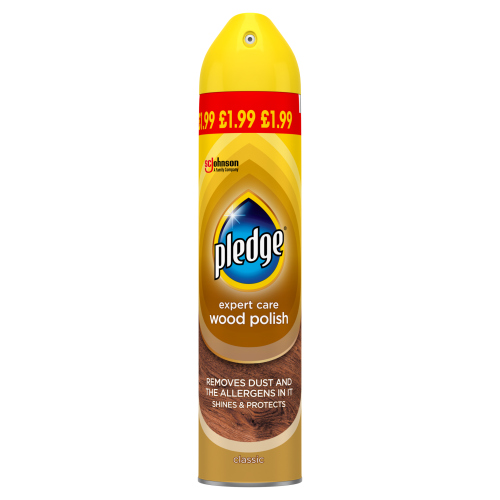 PLEDGE AEROSOL MULTI SURFACE CLASSIC PMP £1.99 250ML