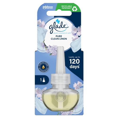 GLADE PLUG IN REFILL CLEAN LINEN 20ML
