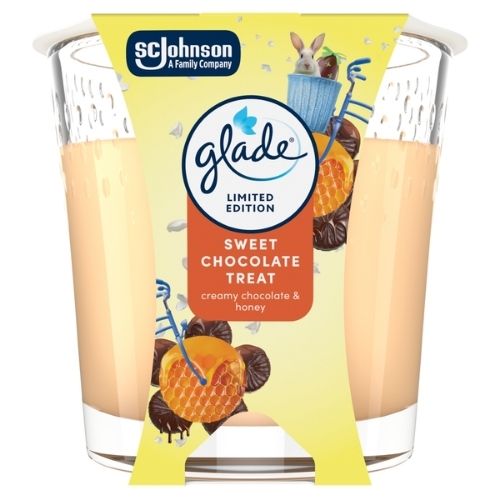 GLADE HONEY & CHOCOLATE CANDLE 112G