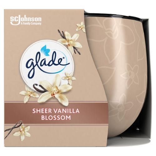 GLADE CANDLE VANILLA 108G