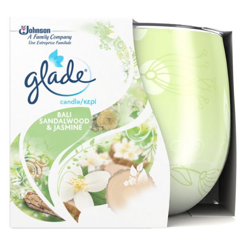 GLADE CANDLE BALI SANDALWOOD 120G
