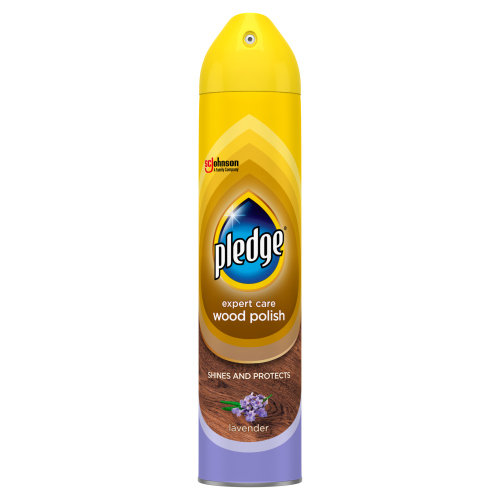 PLEDGE AEROSOL WOOD POLISH LAVENDER 250ML