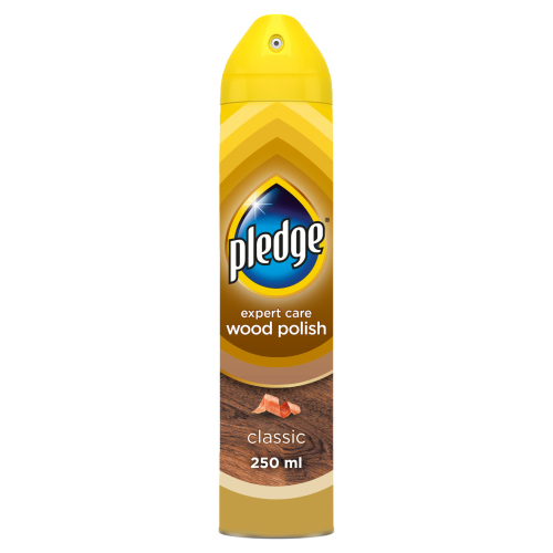 PLEDGE AEROSOL WOOD POLISH CLASSIC 250ML