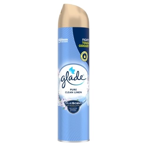 GLADE TRUE SCENT AEROSOL CLEAN LINEN 300ML
