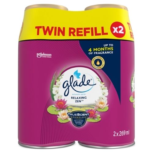 GLADE DOUBLE AUTOSPRAY REFILL RELAXING ZEN 2X269ML