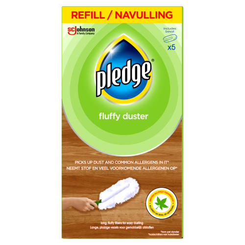 PLEDGE DUSTER REFILL FRAGRANCE FREE 5S