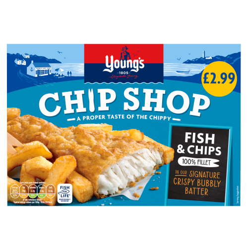 YOUNG'S CHIP SHOP FISH & CHIPS PMP £2.99 300G