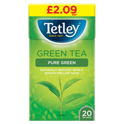TETLEY GREEN TEA PMP £2.09 20S