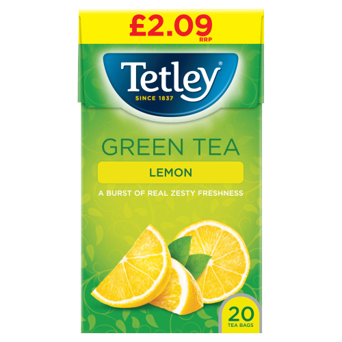 TETLEY GREEN LEMON TEA PMP £2.09 20S