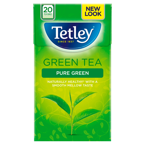 TETLEY PURE GREEN TEA 20S 2G