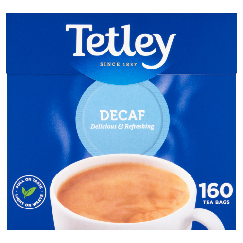 TETLEY DECAF TEA BAGS 160S 500G
