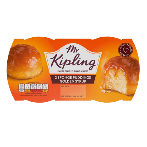 MR KIPLING GOLDEN SYRUP SPONGE PUDDING DESSERTS 95G
