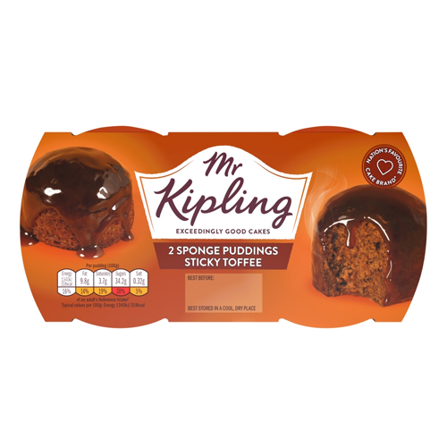 MR KIPLING STICKY TOFFEE SPONGE PUDDING DESSERTS 95G