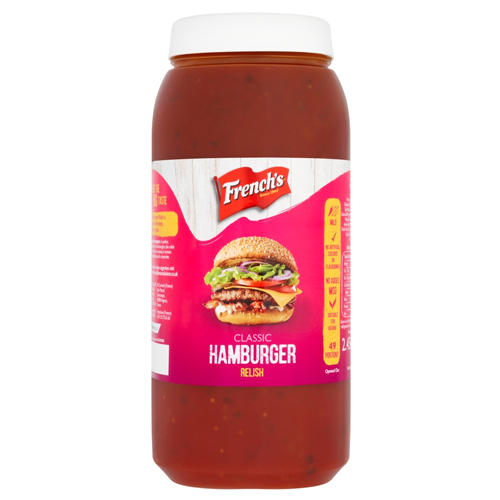 FRENCH'S HAMBURGER RELISH 2.45KG