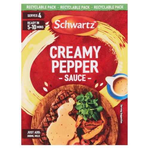 SCHWARTZ CREAMY PEPPER SAUCE MIX 25G