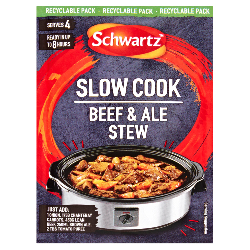 SCHWARTZ SLOW COOKERS BEEF & ALE STEW 43G