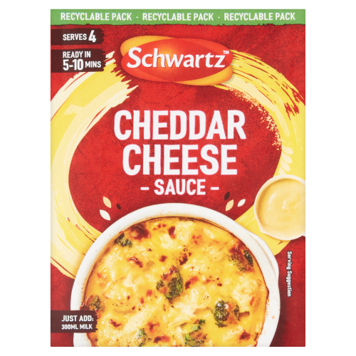 SCHWARTZ CHEDDAR CHEESE SAUCE MIX 40G