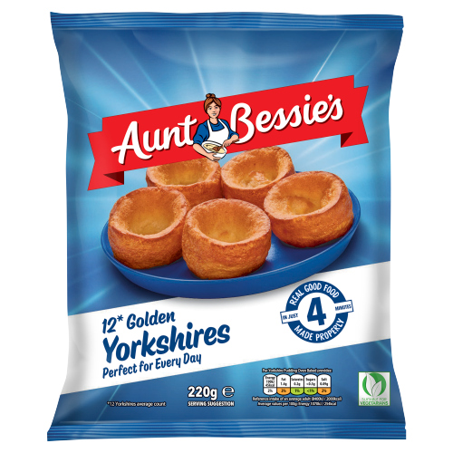 AUNT BESSIE'S 12PK GOLDEN YORKSHIRE PUDDINGS 220G