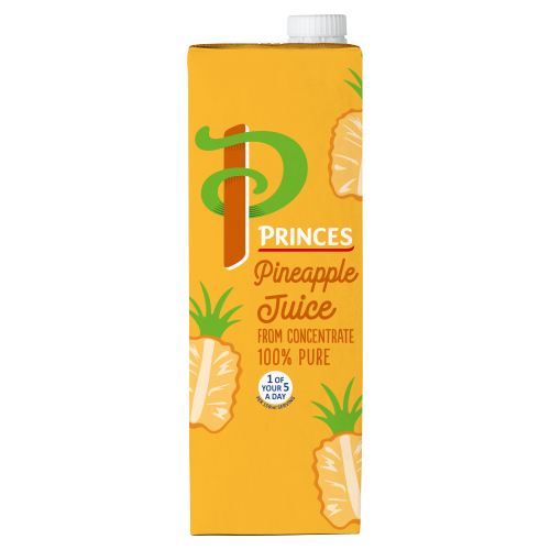 PRINCES 100% PURE PINEAPPLE JUICE 1L