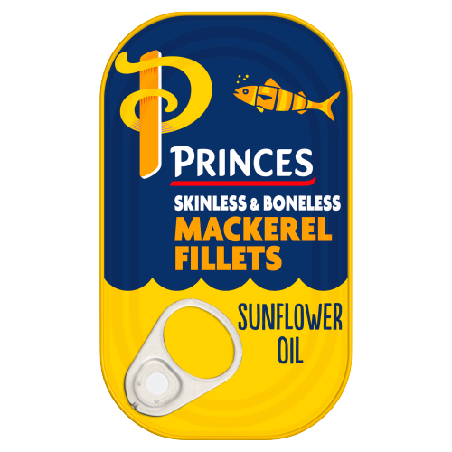 PRINCES MACKEREL IN SUNFLOWER OIL 125G