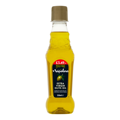 NAPOLINA EXTRA VIRGIN OLIVE PMP £3.49 250ML