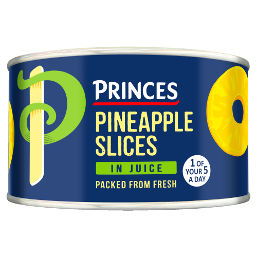 PRINCES PINEAPPLE SLICES IN JUICE TIN 227G