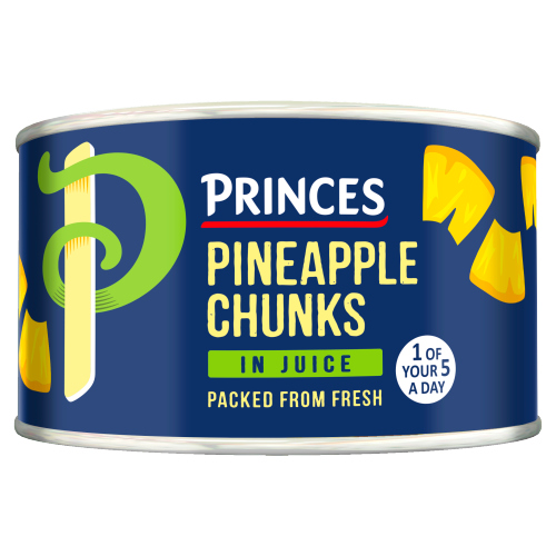 PRINCES PINEAPPLE CHUNKS WITH JUICE 227G