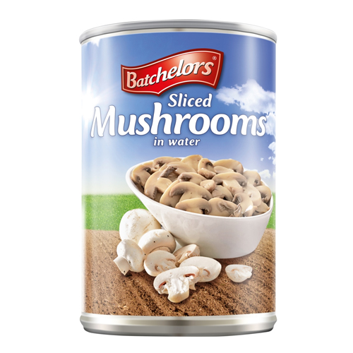 BATCHELORS SLICED MUSHROOMS IN WATER 285G