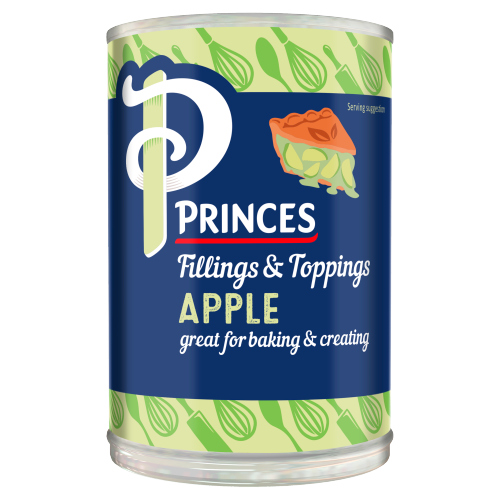 PRINCES APPLE FRUIT FILLING 395G