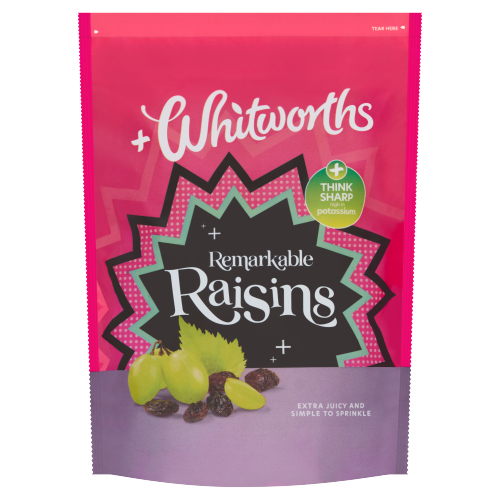 WHITWORTHS JUICY RAISINS 325G-XMAS