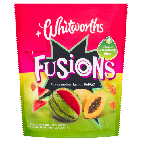 WHITWORTHS FUSIONS WATERMELON PAPAYA FLAVOUR 80G