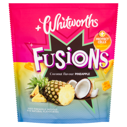 WHITWORTHS FUSIONS COCONUT PINEAPPLES 80G