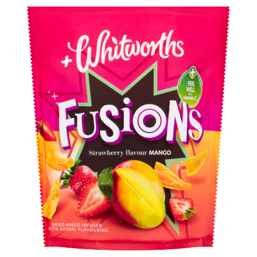 WHITWORTHS FUSION STRAWBERRY MANGO 75G