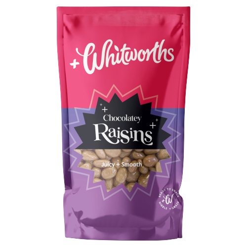 WHITWORTHS CHOCOLATEY RAISINS 115G