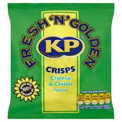 KP CHEESE & ONION CRISPS 48X 25G